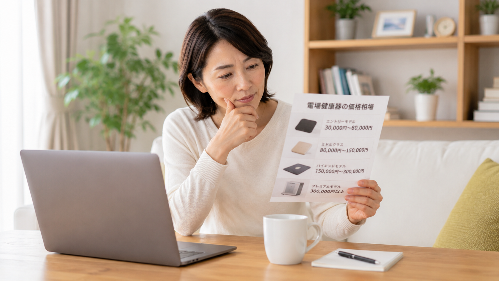 電場健康器の値段はいくら？高そうで手が出せない方へ相場を正直に解説