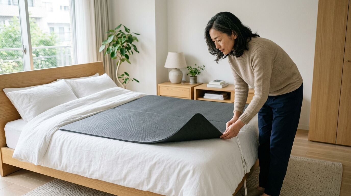 電場マットのサイズはどう選ぶ？寝室に合う一台の選び方を分かりやすく解説