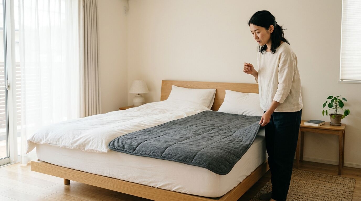 電場マットは腰の重さが気になる方の休養に合う？使い方と注意点を解説